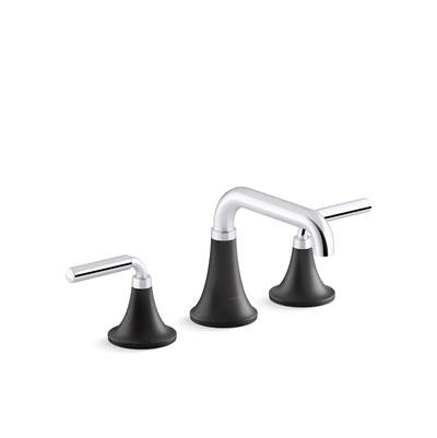 Kohler K-27416-4-CBL - Tonee Widespread Bathroom Sink Faucet, 1.2 Gpm