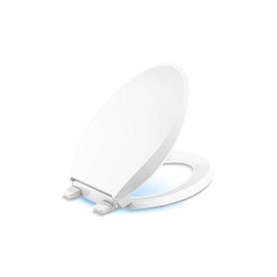 Kohler K-75796-RL-0 - Cachet Nightlight Readylatch Quiet-Closee Elongated Toilet Seat