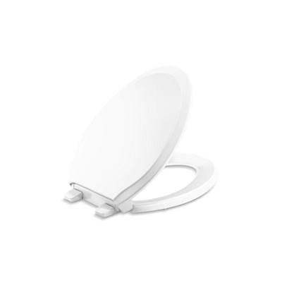 Kohler K-4734-RL-0 - Rutledge Readylatch Quiet-Closee Elongated Toilet Seat