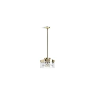 Kohler K-27265-PE02-AFL - Purist 12-1/2'' Two-Light Pendant