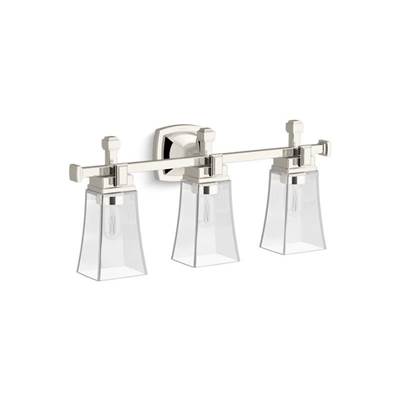 Kohler K-31757-SC03-SNL - Riff 25'' Three-Light Sconce
