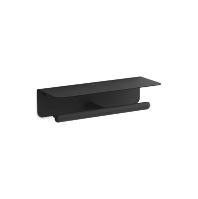 Kohler K-29224-BL - Kumine Covered Double Toilet Paper Holder