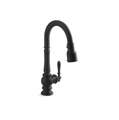 Kohler K-99261-BL - Artifacts Pull-Down Kitchen Sink Faucet With Three-Function Sprayhead