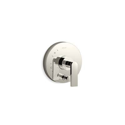 Kohler K-T73117-4-SN - Composed Rite-Temp Valve Trim With Push-Button Diverter And Lever Handle