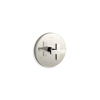 Kohler K-T73133-3-SN - Composed Mastershower Temperature Control Valve Trim With Cross Handle