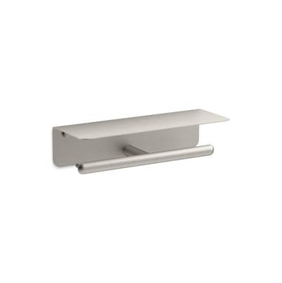 Kohler K-29224-BN - Kumine Covered Double Toilet Paper Holder