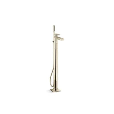 Kohler K-T23492-4-AF - Parallel Floor-Mount Bath Filler Trim With Handshower