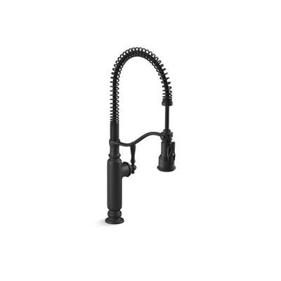 Kohler K-77515-BL - Tournant Semi-Professional Kitchen Sink Faucet With Three-Function Sprayhead