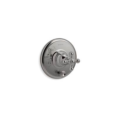 Kohler K-T72768-3-TT - Artifacts Rite-Temp Valve Trim With Push-Button Diverter And Cross Handle Valve Not Included