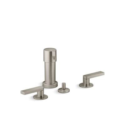 Kohler K-73077-4-BN - Composed Widespread Bidet Faucet With Lever Handles