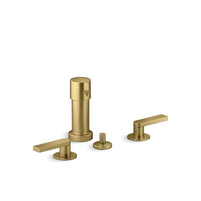 Kohler K-73077-4-2MB - Composed Widespread Bidet Faucet With Lever Handles