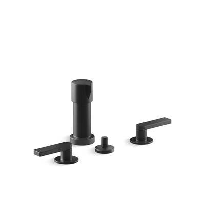 Kohler K-73077-4-BL - Composed Widespread Bidet Faucet With Lever Handles