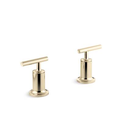 Kohler K-T14429-4-AF - Purist Deck- Or Wall-Mount Bath Faucet Handle Trim With Lever Design