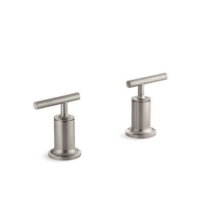 Kohler K-T14429-4-BN - Purist Deck- Or Wall-Mount Bath Faucet Handle Trim With Lever Design