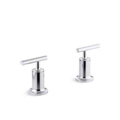 Kohler K-T14429-4-CP - Purist Deck- Or Wall-Mount Bath Faucet Handle Trim With Lever Design