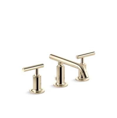 Kohler K-14410-4-AF - Purist Widespread Bathroom Sink Faucet With Lever Handles, 1.2 Gpm
