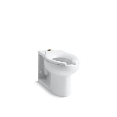 Kohler K-4386-0 - Angleseye Floor-Mount Top Spud Flushometer Bowl
