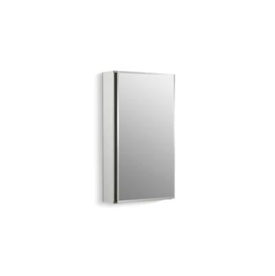 Kohler K-CB-CLC1526FS - 15'' W X 26'' H Aluminum Single-Door Medicine Cabinet With Mirrored Door, Beveled Edges