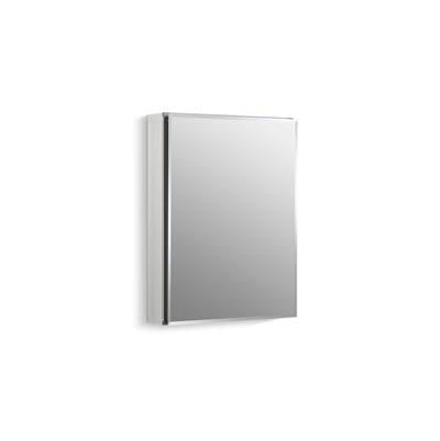 Kohler K-CB-CLC2026FS - 20'' W X 26'' H Aluminum Single-Door Medicine Cabinet With Mirrored Door, Beveled Edges