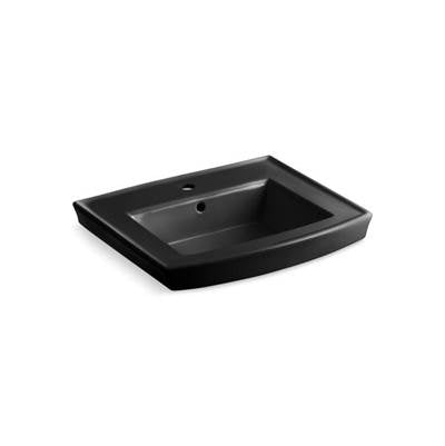 Kohler K-2358-1-7 - Archer Pedestal Bathroom Sink With Single Faucet Hole