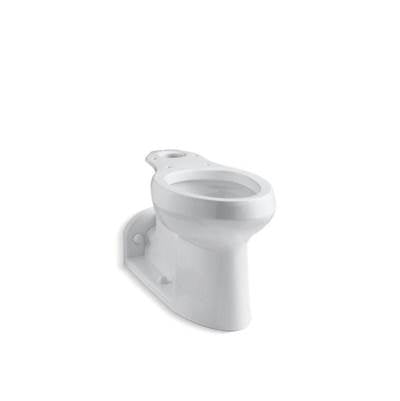 Kohler K-4305-0 - Barringtone Elongated Chair Height Toilet Bowl With Exposed Trapway