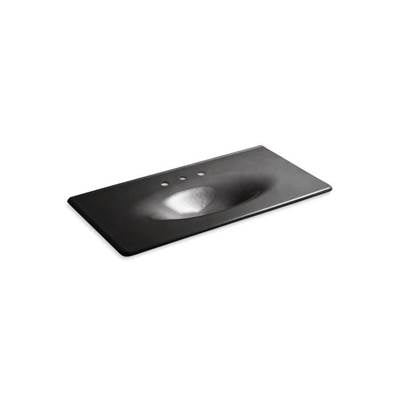 Kohler K-3052-8-7 - Iron/Impressions 43'' Enameled Cast Iron Vanity Top With Integrated Oval Sink
