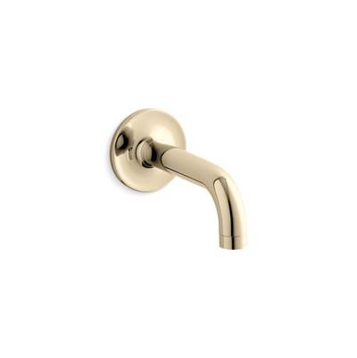 Kohler K-14427-AF - Purist Wall-Mount Non-Diverter Bath Spout, 90-Degrees
