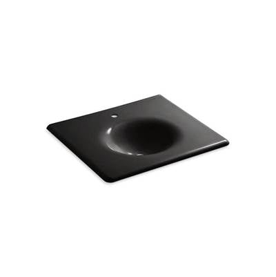 Kohler K-3048-1-7 - Iron/Impressions 25'' Enameled Cast Iron Vanity Top With Integrated Round Sink