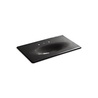 Kohler K-3051-8-7 - Iron/Impressions 37'' Enameled Cast Iron Vanity Top With Integrated Oval Sink
