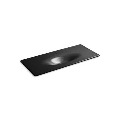 Kohler K-3053-1-7 - Iron/Impressions 49'' Enameled Cast Iron Vanity Top With Integrated Oval Sink