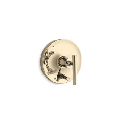 Kohler K-T14501-4-AF - Purist Rite-Temp Valve Trim With Push-Button Diverter And Lever Handle