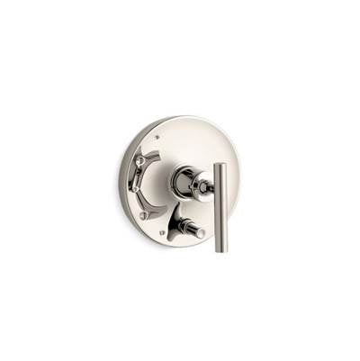 Kohler K-T14501-4-SN - Purist Rite-Temp Valve Trim With Push-Button Diverter And Lever Handle