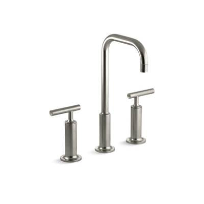 Kohler K-14408-4-BN - Purist Widespread Bathroom Sink Faucet With Lever Handles, 1.2 Gpm