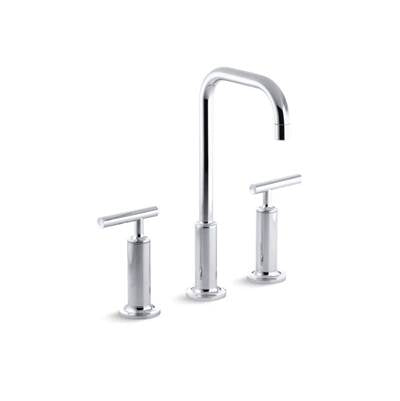 Kohler K-14408-4-CP - Purist Widespread Bathroom Sink Faucet With Lever Handles, 1.2 Gpm
