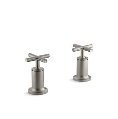 Kohler K-T14429-3-BN - Purist Deck- Or Wall-Mount Bath Faucet Handle Trim With Cross Design