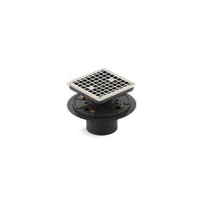 Kohler K-9136-SN - Clearflo Square Design Tile-In Shower Drain