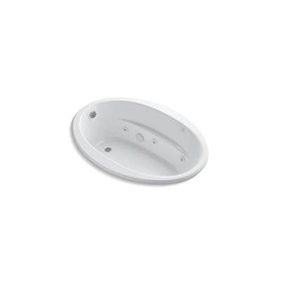 Kohler K-1162-HB-0 - Sunward 60'' X 42'' Drop-In Whirlpool Bath With End Drain, Heater And Custom Pump Location
