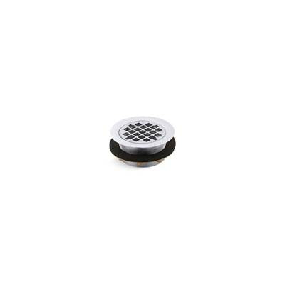 Kohler K-9132-CP - Round Shower Drain For Use With Plastic Pipe, Gasket Included