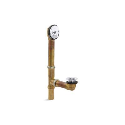 Kohler K-11660-CP - Swiftfloe 1-1/2'' Adjustable Drain, 17-Gauge Brass, For 14'' To 16'' Baths