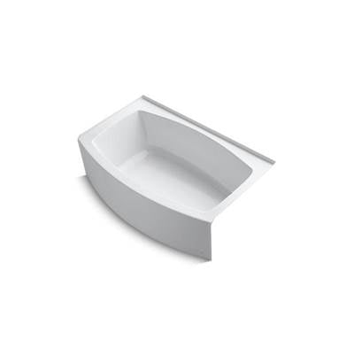 Kohler K-1100-RA-0 - Expanse 60'' X 32'' Alcove Bath With Curved Integral Apron And Right-Hand Drain