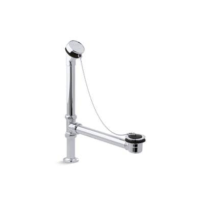 Kohler K-106-CP - Antiquee Bath Drain, Chain And Rubber Stopper