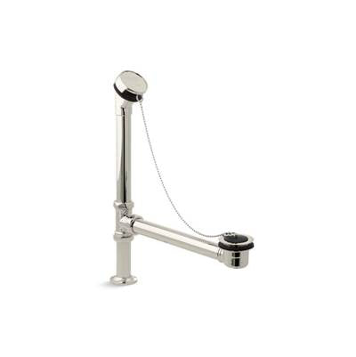 Kohler K-106-SN - Antiquee Bath Drain, Chain And Rubber Stopper