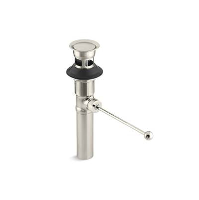 Kohler K-7114-A-SN - Premier Pop-Up Drain, Exposed, With Overflow
