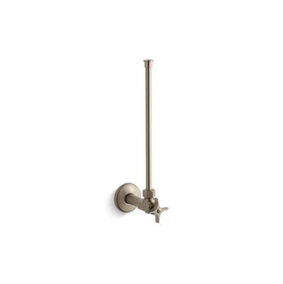 Kohler K-7638-BV - 1/2'' Npt Angle Supply With Stop With Cross Handle And Annealed Vertical Tube