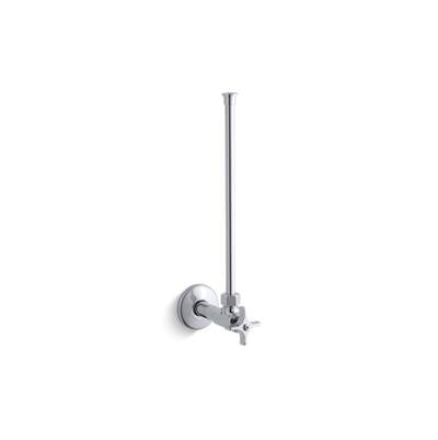 Kohler K-7638-CP - 1/2'' Npt Angle Supply With Stop With Cross Handle And Annealed Vertical Tube