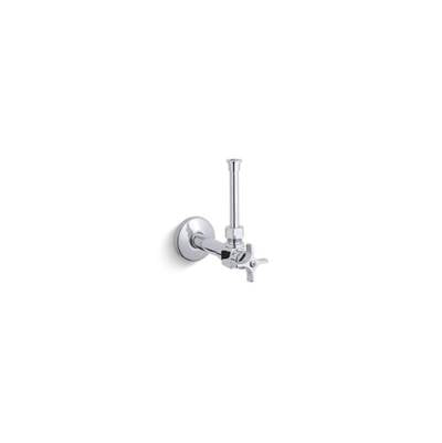Kohler K-7653-CP - 1/2'' Angle Supply With Stop, Cross Handle And Rigid Vertical Tube