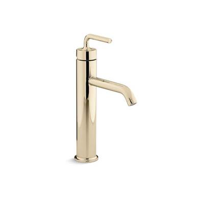Kohler K-14404-4A-AF - Purist Tall Single-Handle Bathroom Sink Faucet With Lever Handle, 1.2 Gpm