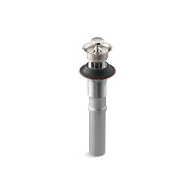 Kohler K-7127-A-SN - Bathroom Sink Drain With Overflow And Non-Removable Metal Stopper