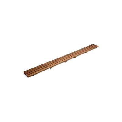 Kohler K-9337-NA - Groove Teak Drain Cover 60'' Receptor