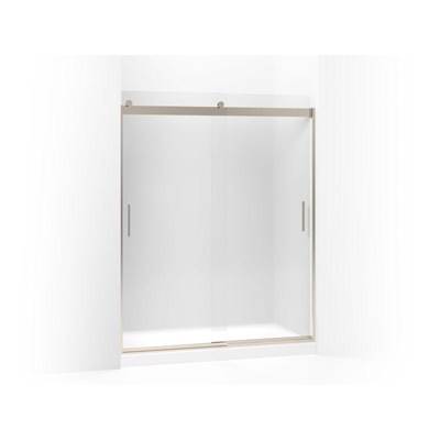 Kohler K-706009-D3-ABV - Levity Sliding Shower Door, 74'' H X 56-5/8 - 59-5/8'' W, With 1/4'' Thick Frosted Glass And Blade Handles